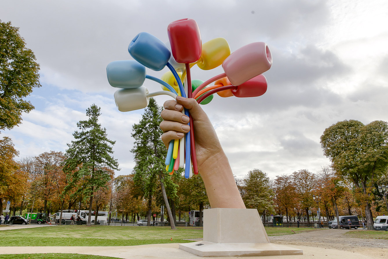 Le Bouquet de tulipes Photo Art Sculpture